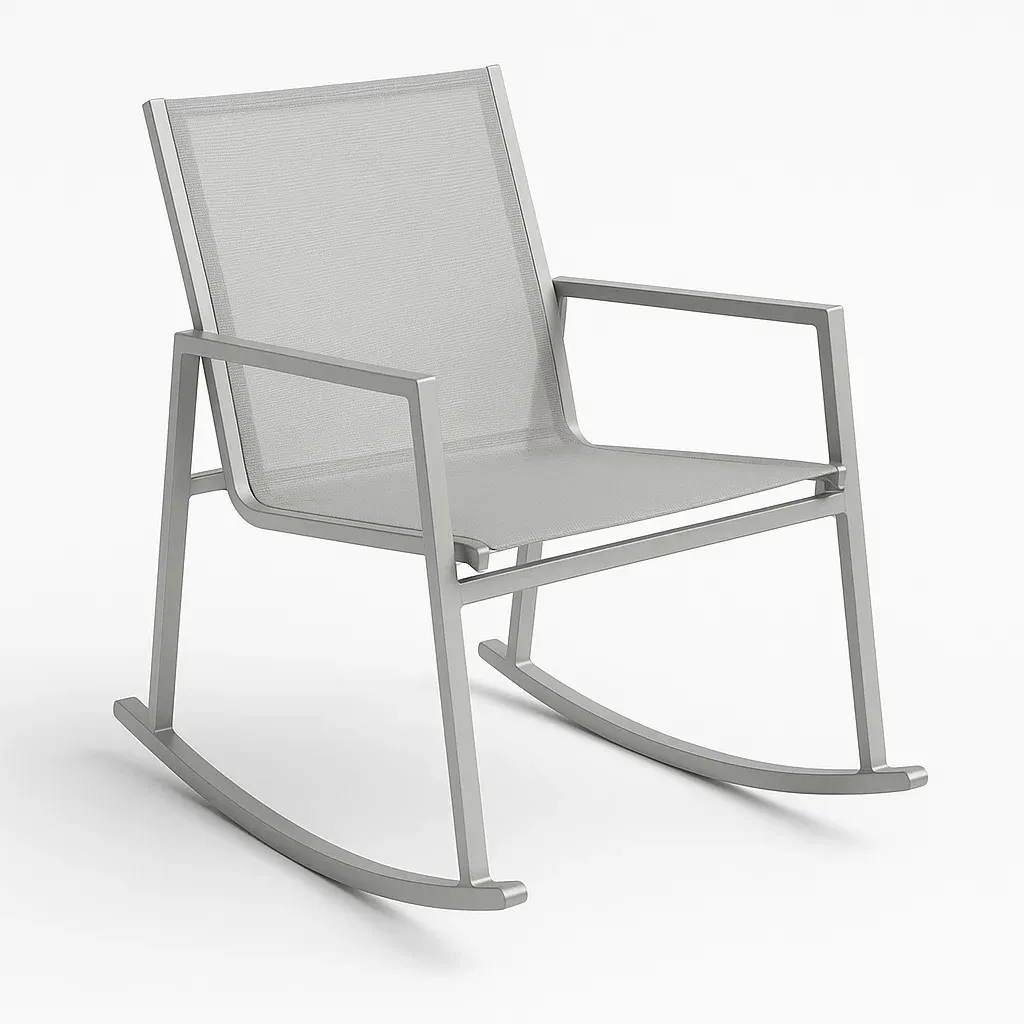 Sedia a dondolo da terrazzo