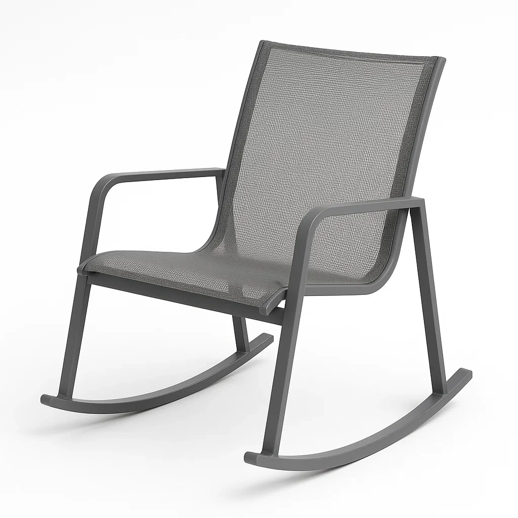 Sedia a dondolo da terrazzo