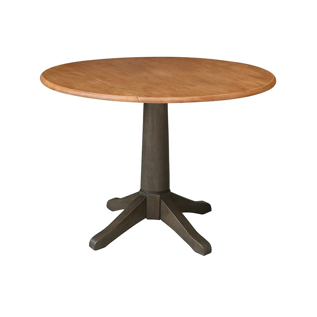 Tavolo rotondo in legno con base verniciata diametro 120 cm altezza 75 cm-MOBIARGO