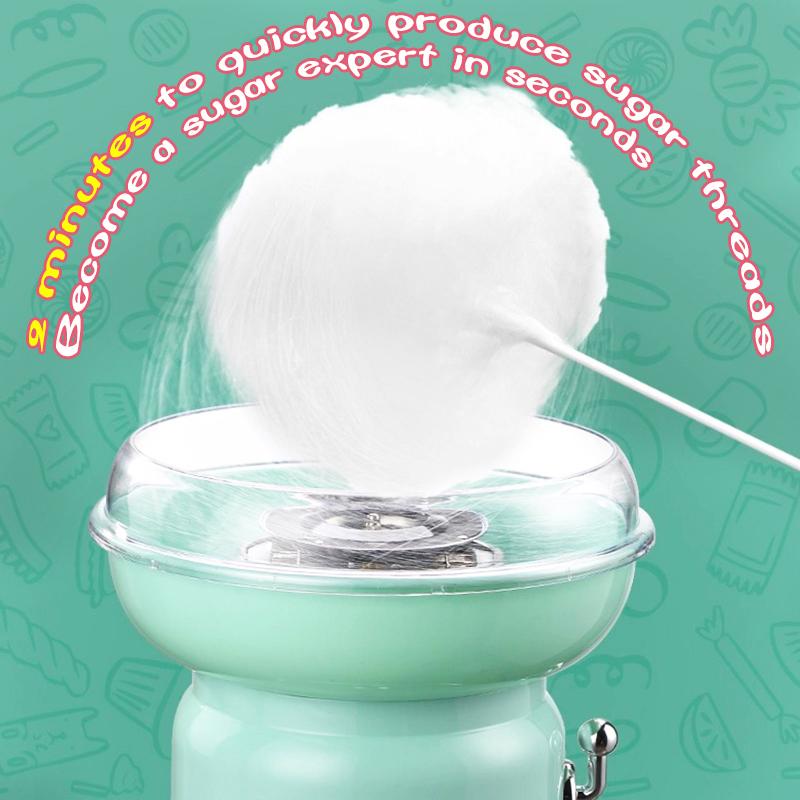 LIVEFULL Cotton Candy Machine &ndash; Home Maker with 6 Flavors & 6 Sticks for Kids Fun, Family Parties, Kitchen Fun, Christmas Gift, US Type, Quick & Easy