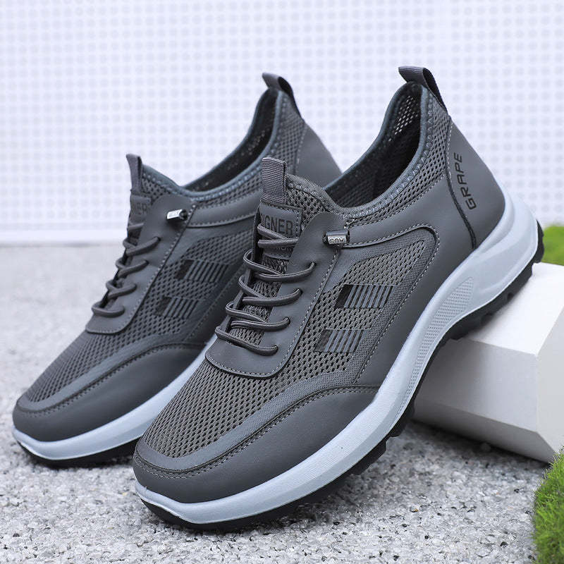 Zapatos casuales transpirables de malla para hombre