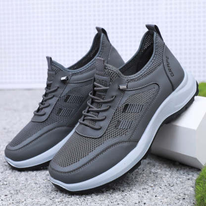 Zapatos casuales transpirables de malla para hombre