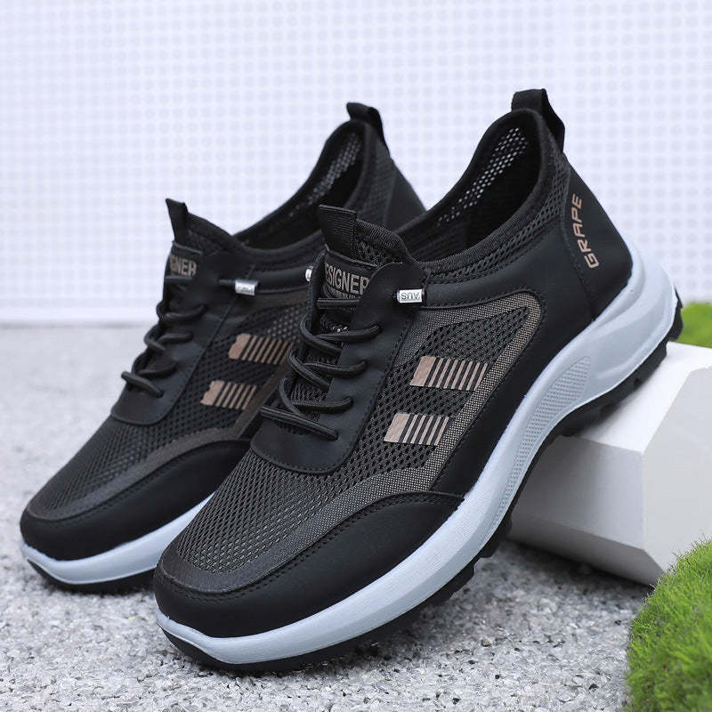 Zapatos casuales transpirables de malla para hombre
