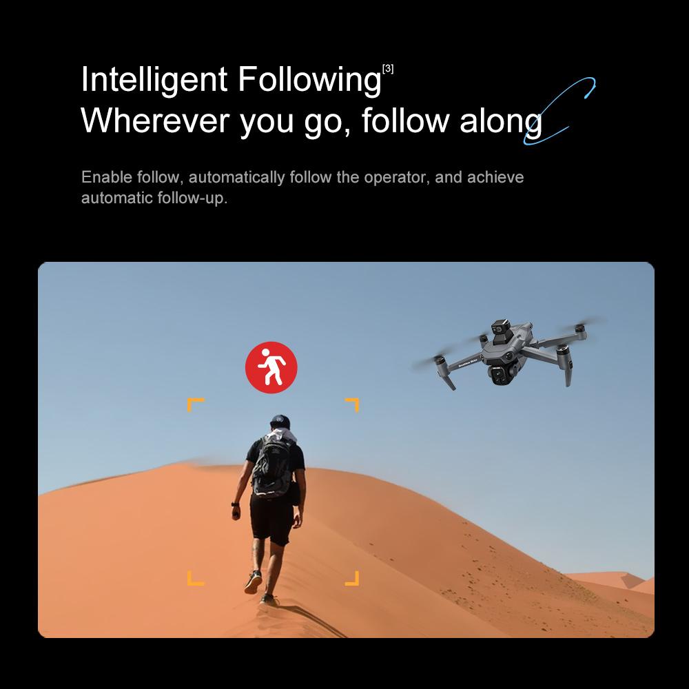 V918MAX GPS Drone with 3km Flight Range 300m Altitude 360 Obstacle Avoidance Optical Flow Hovering Oversized Display One Touch Return High Value Christmas Gift