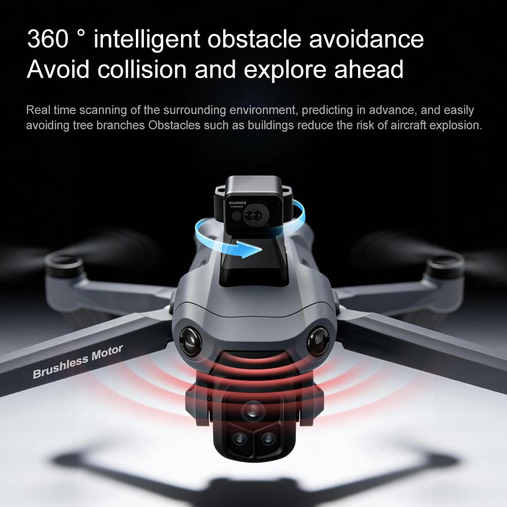 V918MAX GPS Drone with 3km Flight Range 300m Altitude 360 Obstacle Avoidance Optical Flow Hovering Oversized Display One Touch Return High Value Christmas Gift