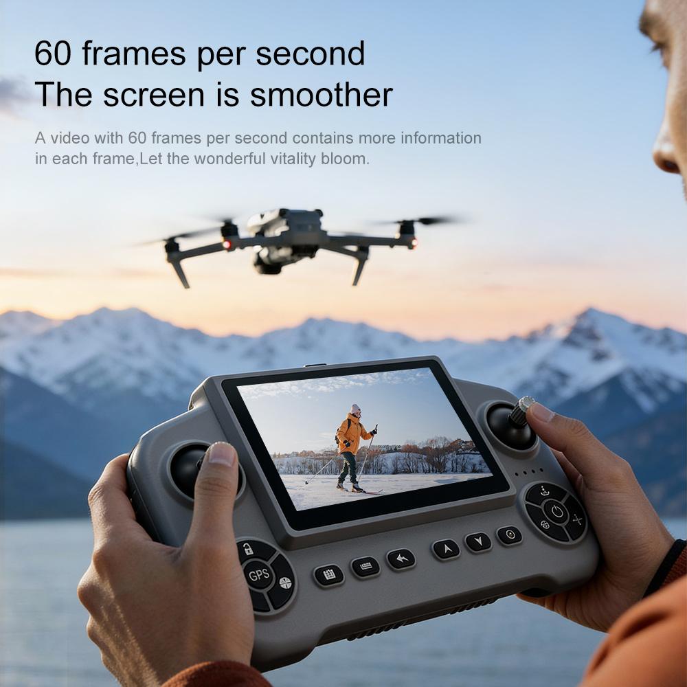 V918MAX GPS Drone with 3km Flight Range 300m Altitude 360 Obstacle Avoidance Optical Flow Hovering Oversized Display One Touch Return High Value Christmas Gift