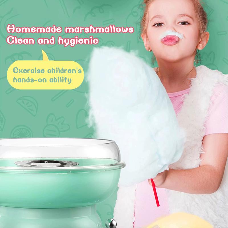 LIVEFULL Cotton Candy Machine &ndash; Home Maker with 6 Flavors & 6 Sticks for Kids Fun, Family Parties, Kitchen Fun, Christmas Gift, US Type, Quick & Easy