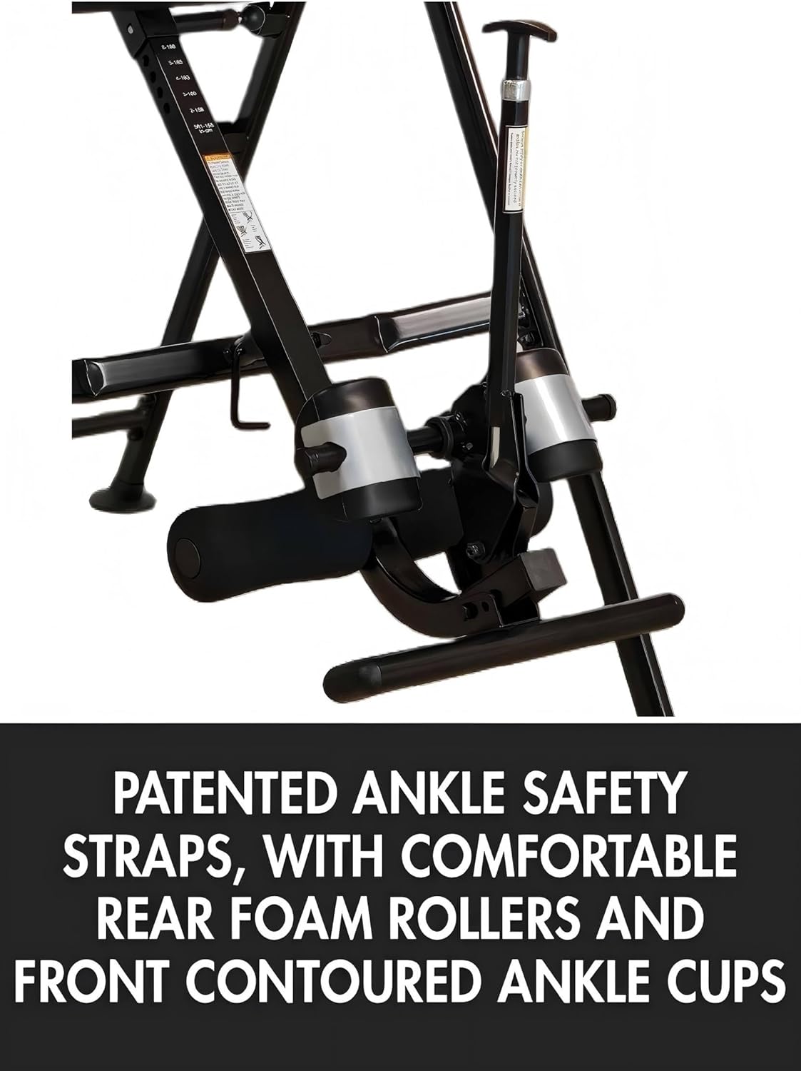 YOLEO Gravity Heavy Duty Inversion Table for Pain Relief Therapy with Headrest & Adjustable Protective Belt Back Stretcher Machine