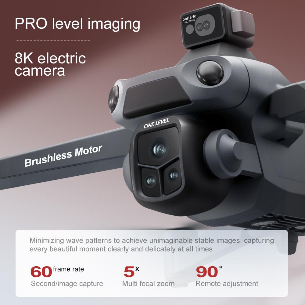 V918MAX GPS Drone with 3km Flight Range 300m Altitude 360 Obstacle Avoidance Optical Flow Hovering Oversized Display One Touch Return High Value Christmas Gift