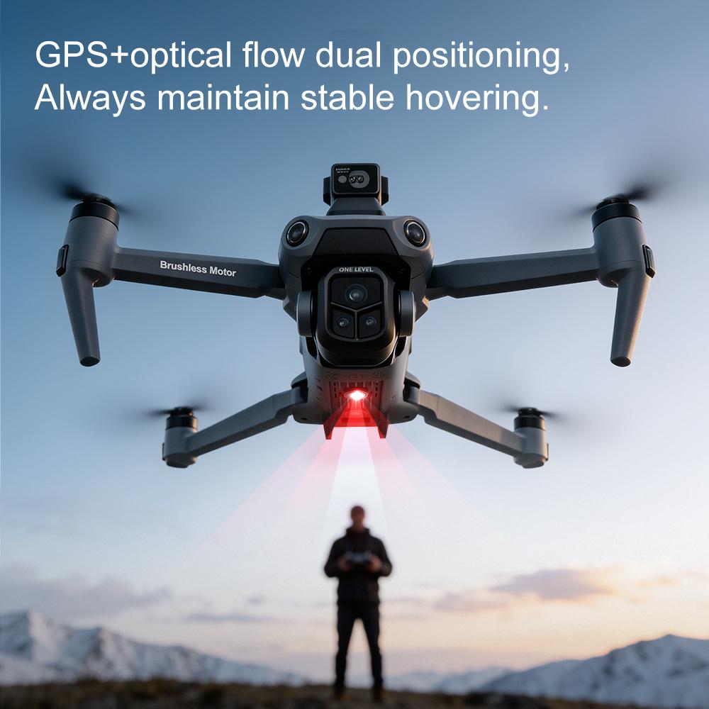 V918MAX GPS Drone with 3km Flight Range 300m Altitude 360 Obstacle Avoidance Optical Flow Hovering Oversized Display One Touch Return High Value Christmas Gift