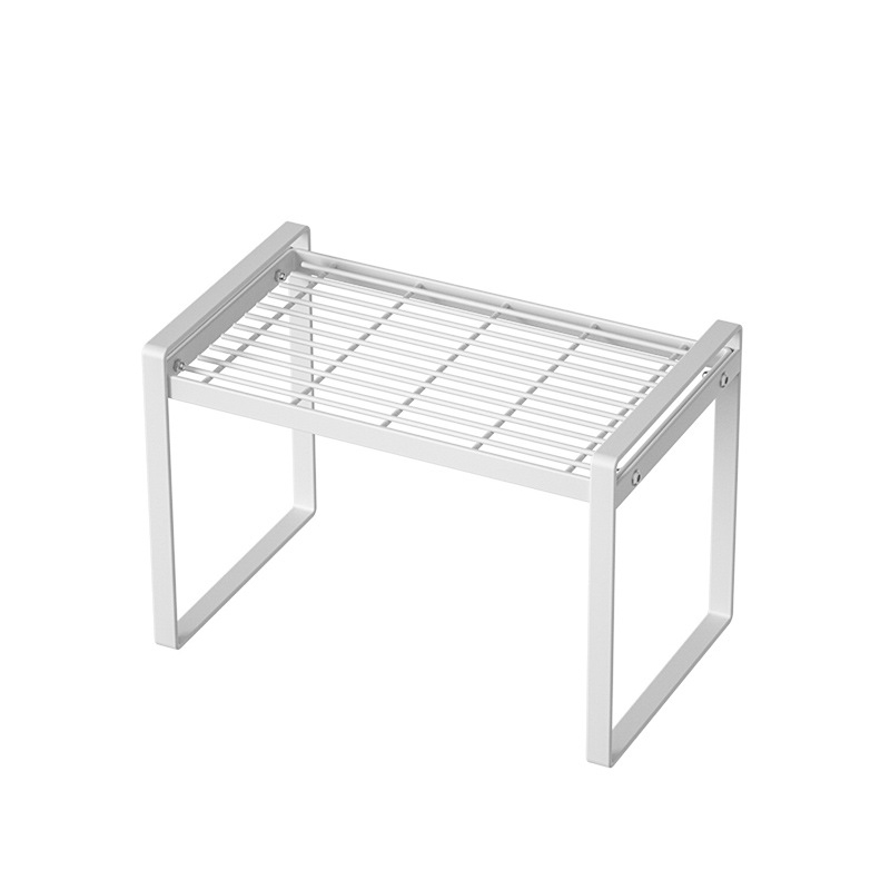 Lovivol layered storage rack inside the cabinet