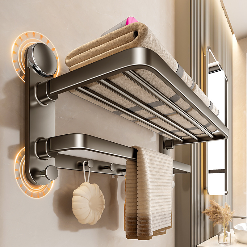 Lovivol suction cup towel rack