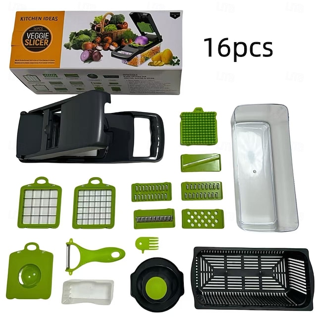 Lovivol 16-in-1 Manual Vegetable Chopper Set