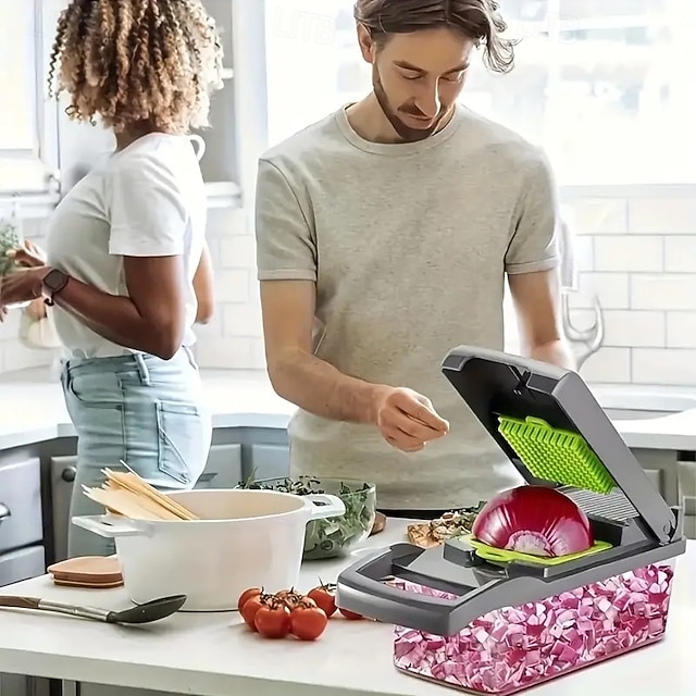 Lovivol 16-in-1 Manual Vegetable Chopper Set