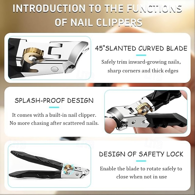 Lovivol Medical Grade Orthoclip Toenail Clippers Set