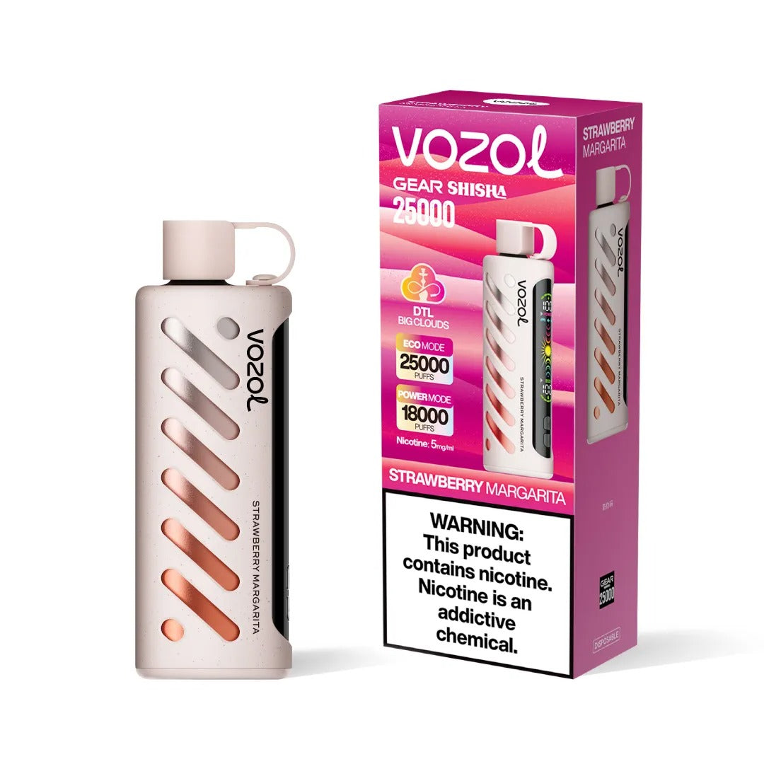 VOZOL GEAR SHISHA 25,000 - Strawberry Maragarita