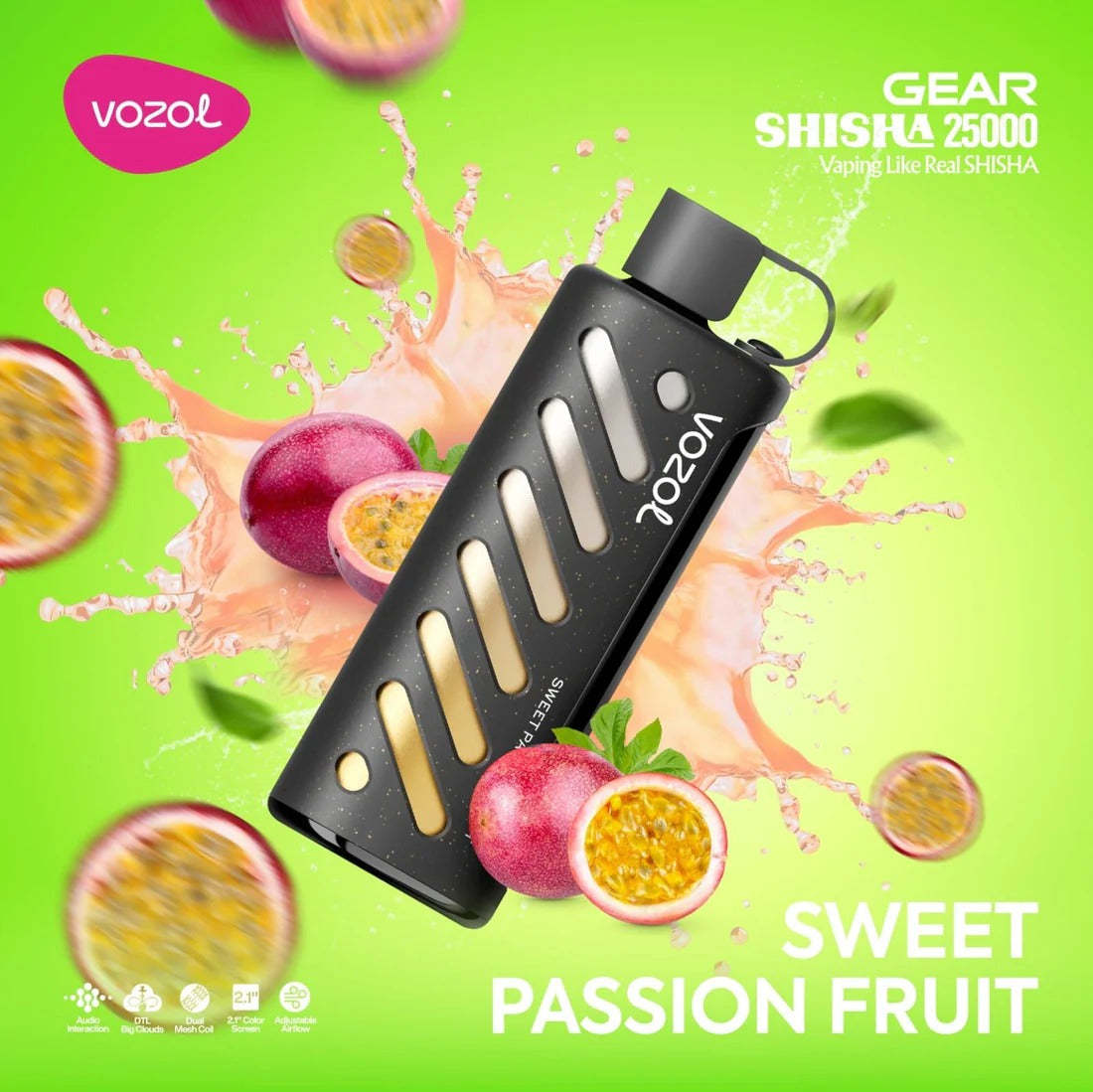 VOZOL GEAR SHISHA 25,000 Puffs