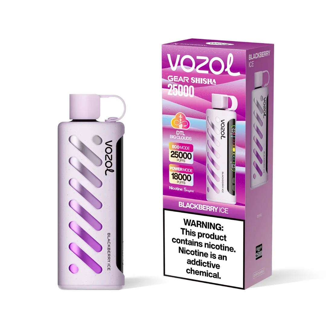 VOZOL GEAR SHISHA 25,000 - Blackberry Ice