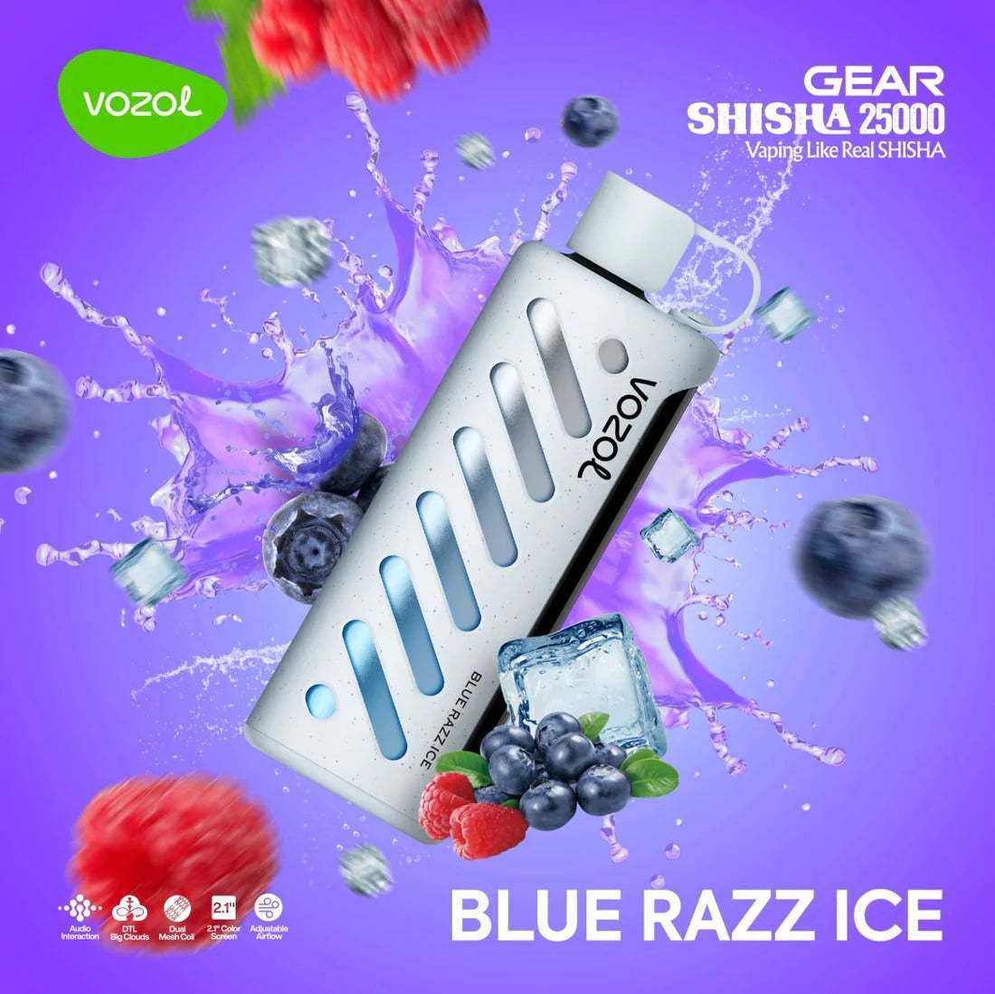 VOZOL GEAR SHISHA 25,000 Puffs