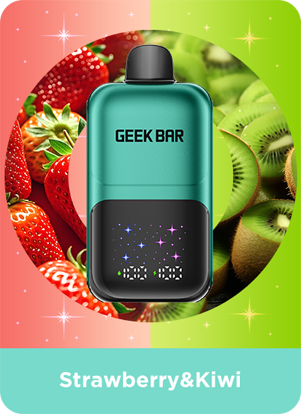Geek Bar Ice Prince 50K Disposable Vape - Strawberry Kiwi Ice