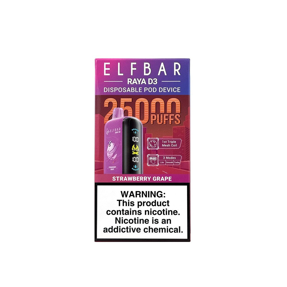 ELFBAR RAYA D3 - Strawberry Grape