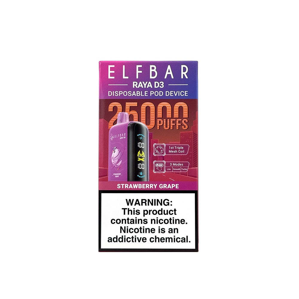ELFBAR RAYA D3 - Strawberry Grape