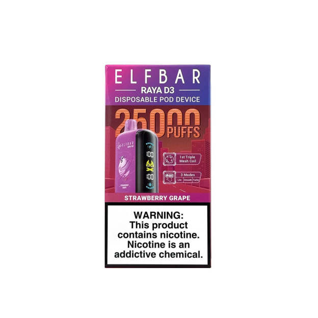 ELFBAR RAYA D3 - Strawberry Grape