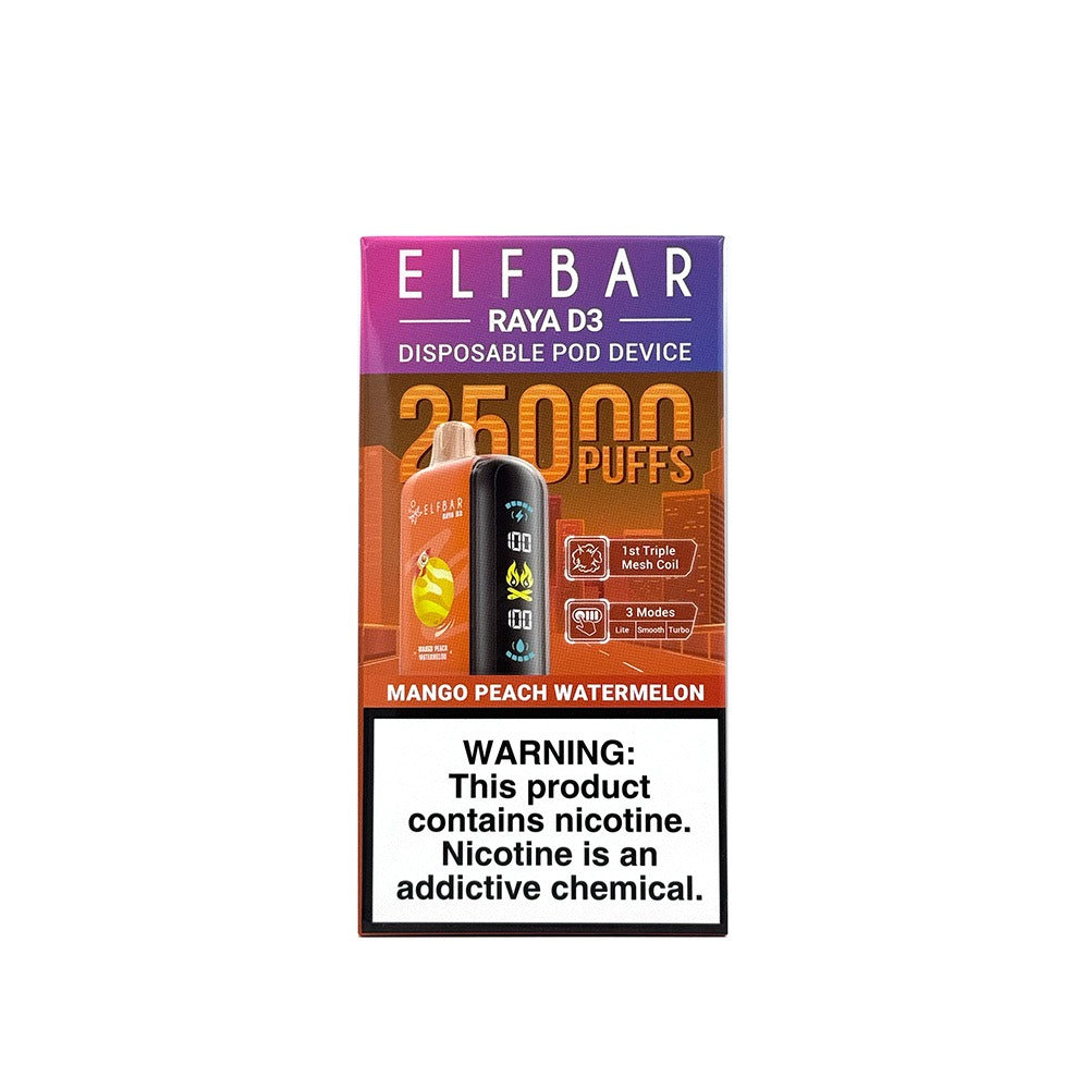 ELFBAR RAYA D3 - Mango Peach Watermelon