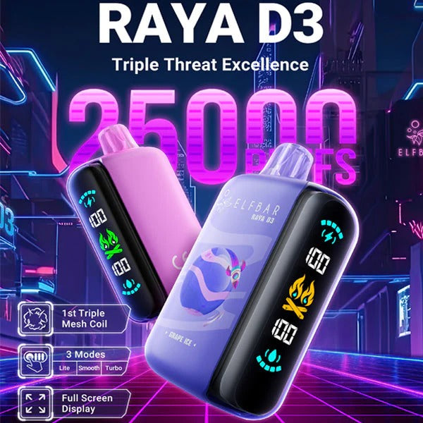 ELFBAR RAYA D3-25,000 Puffs