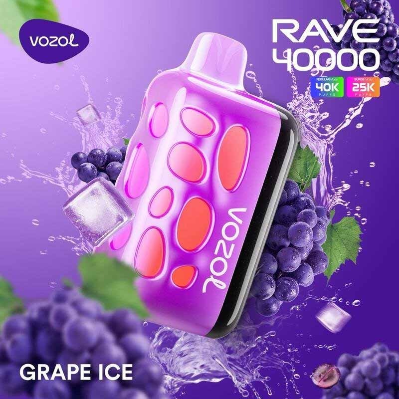 VOZOL RAVE 40000 - Grape Ice
