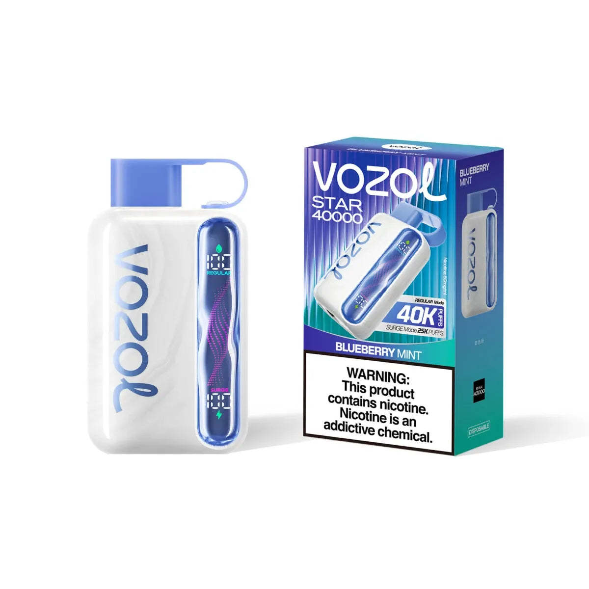 VOZOL STAR 40,000 - Blueberry Mint