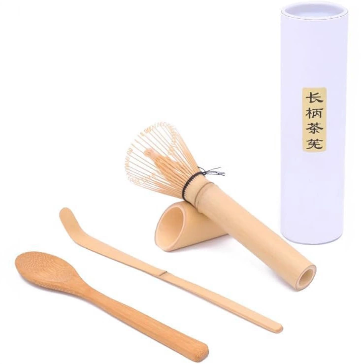 White Bamboo Long-Handle Whisk (Chasen)