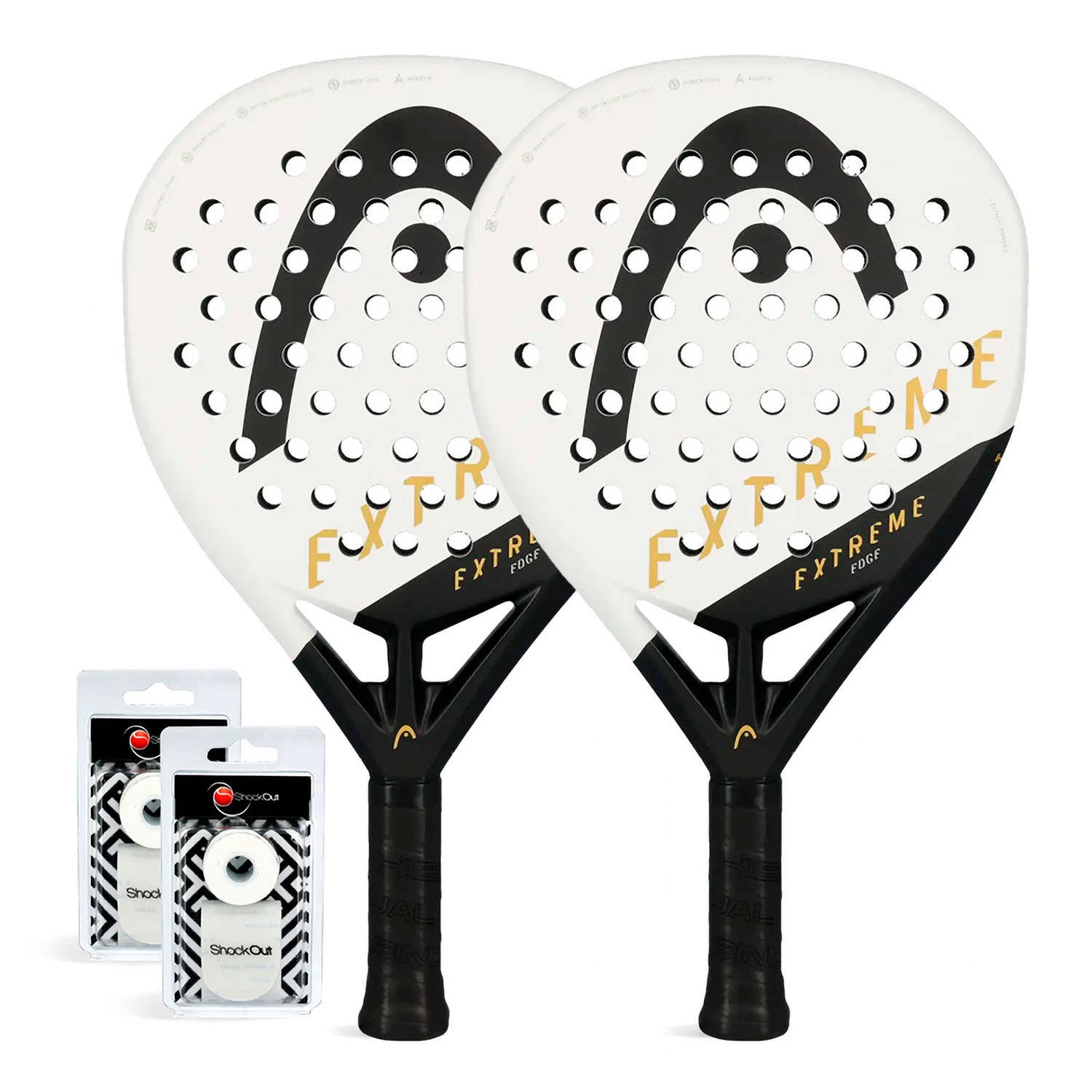 PACK DUO HEAD EDGE EXTREME WHITE