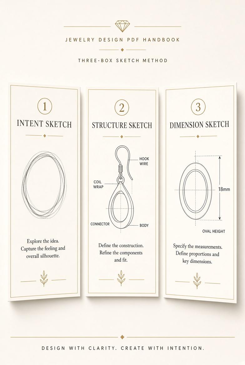Jewelry Design: Foundations & Studio Practice | Form · Color · Material Self-Study Handbook (93-Page PDF)