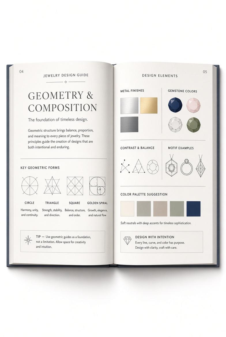 Designer Rose-Jewelry Design from Beginner to Intermediate | Practical Guide to Form, Color & Materials (PDF)