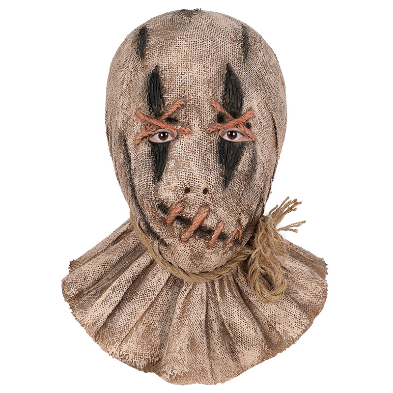 Distressed Burlap Horror Mask – Halloween Party, Haunted House & Cosplay Costume