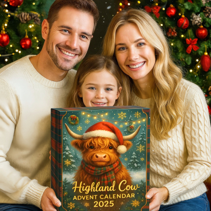 🎁 Black Friday 50% OFF--Highland Cow Advent Calendar 2025 🔥