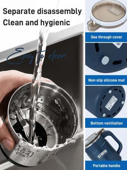 ⏰Large Capacity Electric High Speed Crushing and Grinding Cup