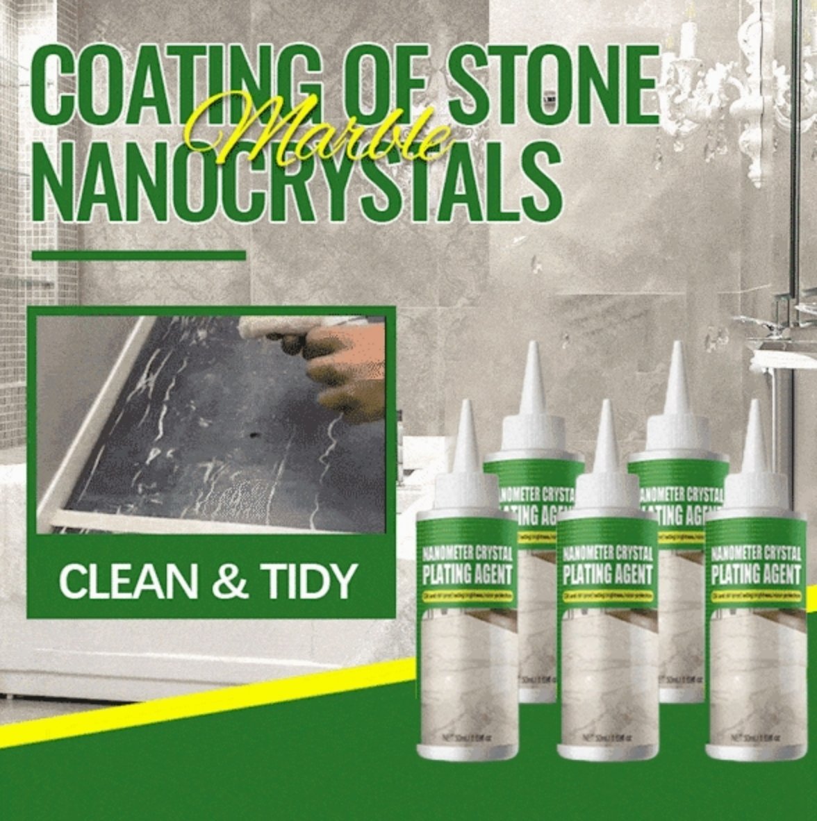💥LAST DAY SALE 49% OFF🔥Nano Crystal Coating Agent for Tile & Furniture