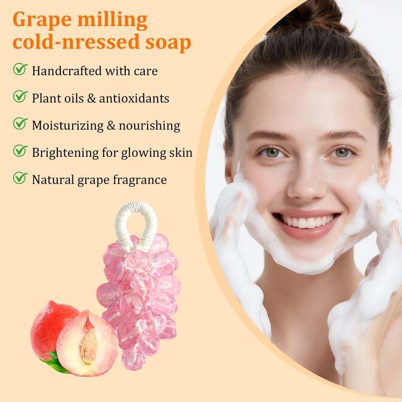 🔥LAST DAY 50% OFF- 🧼Handmade DIY Decorative Grape Soap🫧