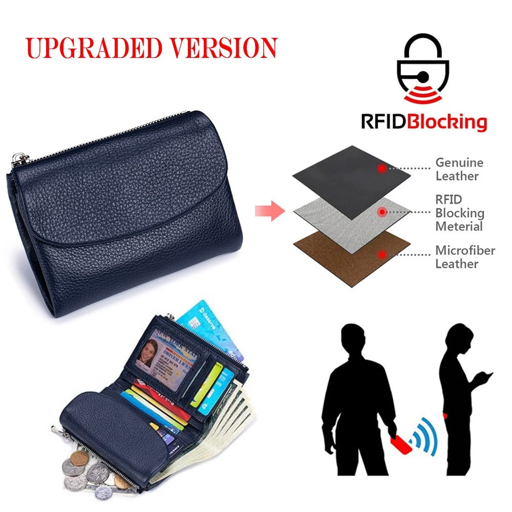 ⏰Last Day 49% OFF⏰Unisex Pebble Leather Wallet 🔥BUY 2 FREE SHIPPING