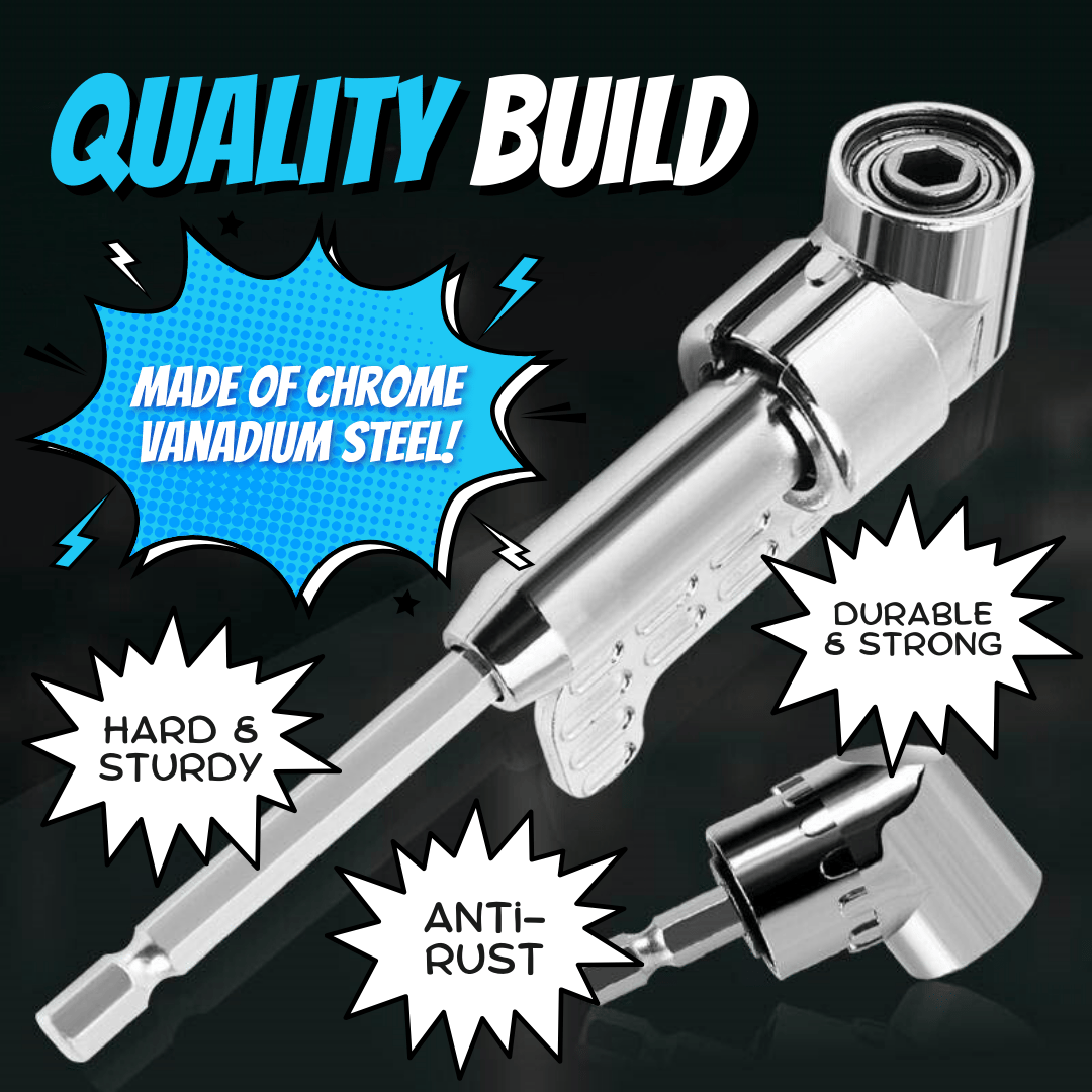 🔥Last Day 49% OFF—🔧105 Degree Right Angle Drill Adapter