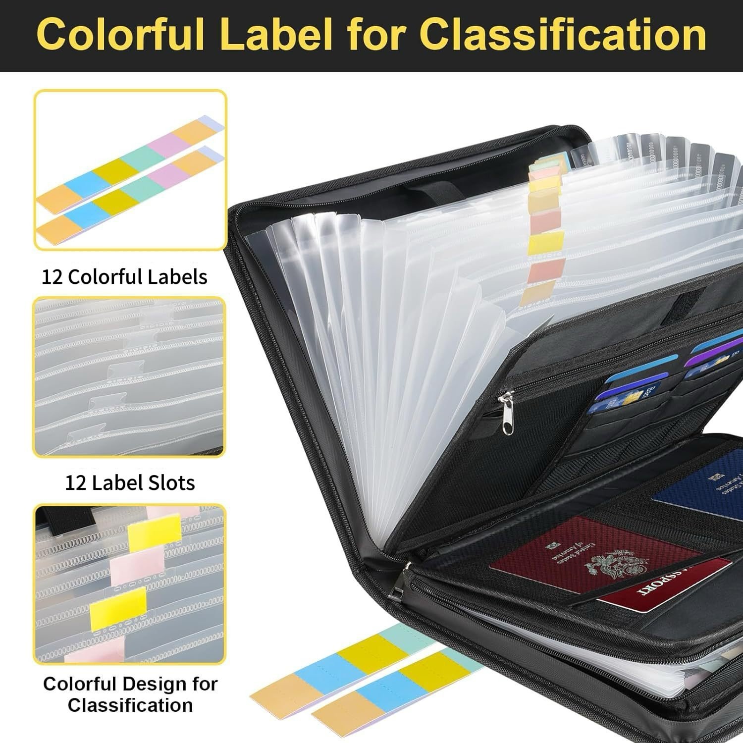 🔥Hot Sale! ⚡Multi-purpose Fireproof Document Bag 💪