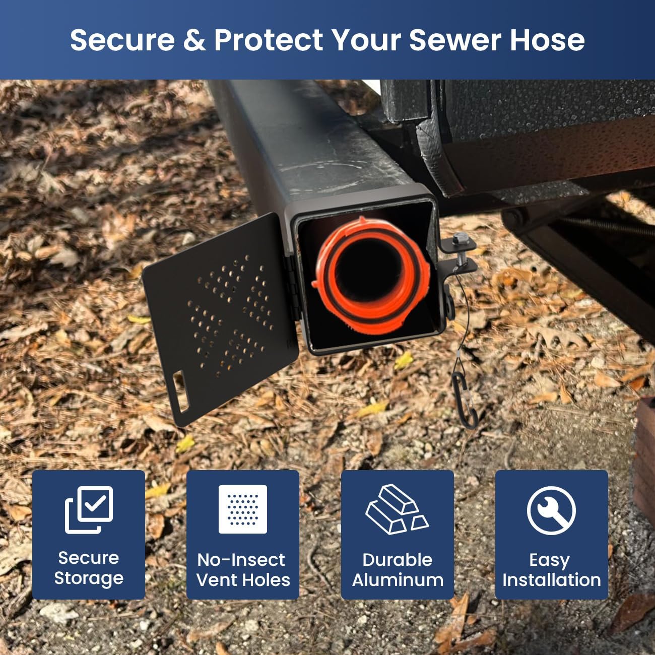 🔥Limited Time 49% Off🔥Aluminum RV Bumper End Cap -2 Pack