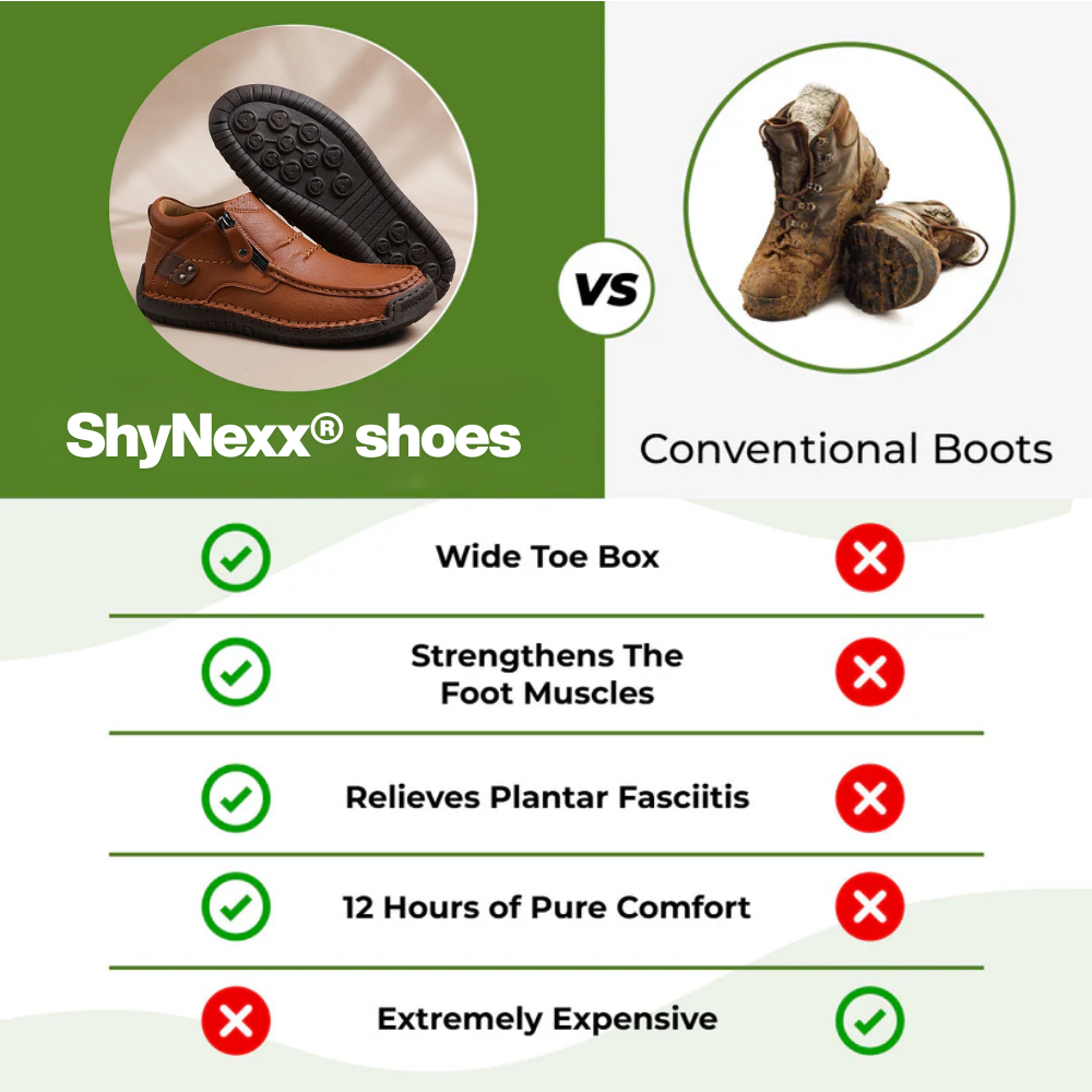 ⏰Limited Time Sale 50% OFF-Men’s Handmade Premium Leather Slip-On Driving Boots – Wide Toe, Arch Support