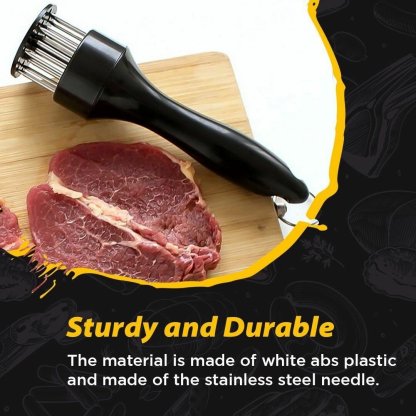🎅Christmas Hot Sale Promotion-49% OFF-🥩Stainless Steel Meat Tenderizer Needle 21 Pin Steak BBQ Kitchen Cooking Tool