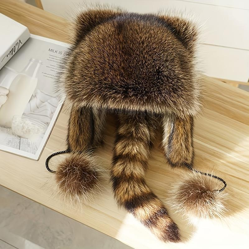 🔥LAST DAY 35% OFF🦝 Raccoon Tail Mood Hat 🐾