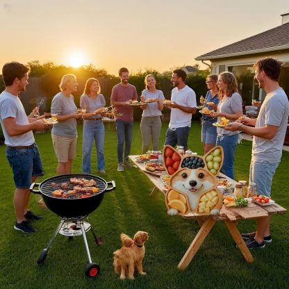 🐶 Corgi Cheese Board & Charcuterie Platter 🧀