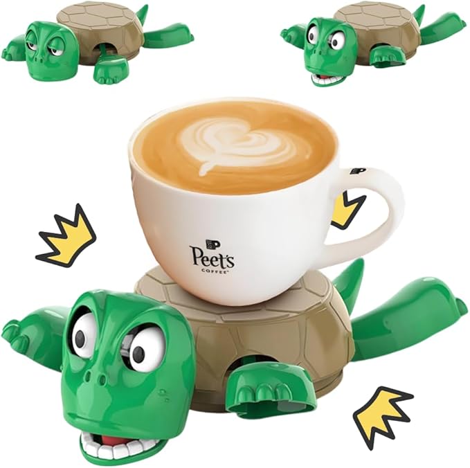 🔥Limited Time 49% Off🔥Turtle Coaster, 3D Printed Funny Tea Coasters with Interactive Expression