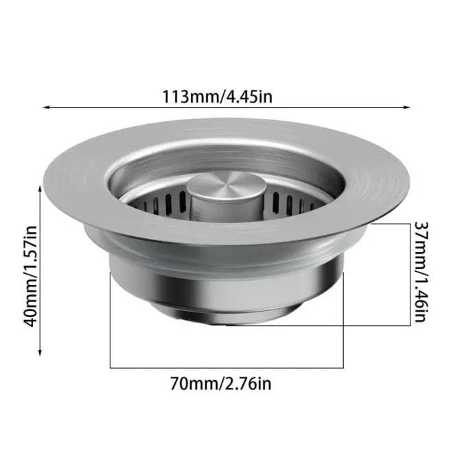 🎁Upgraded 3 in 1 Kitchen Sink Drain Strainer